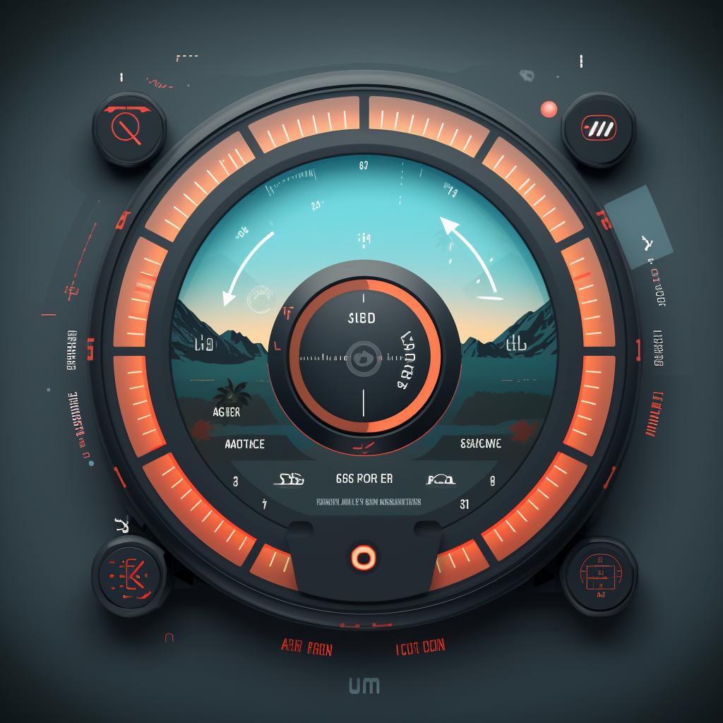 Drone camera interface showing the shutter speed settings